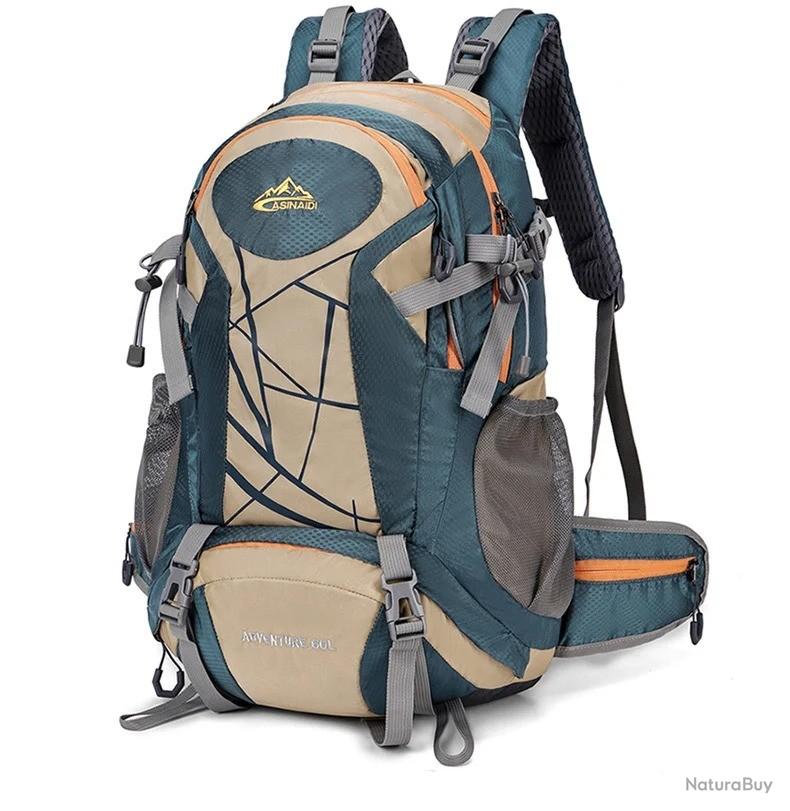 Sac à Dos De Chasse Imperméable – Tissu Oxford, Multiples Poches, Respirant – Randonnée, Camping, Trekking