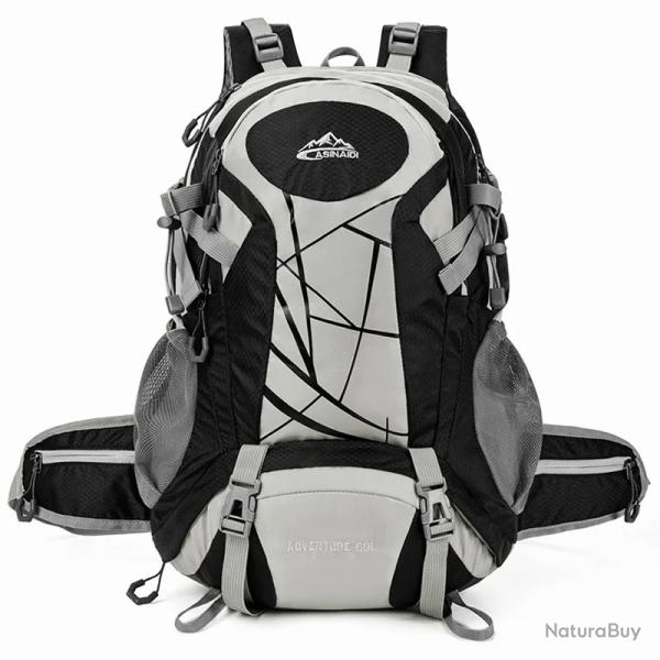 Sac � Dos Randonn�e 60L Aventury Alpinisme Trekking Camping Voyage Homme/Femme Noir