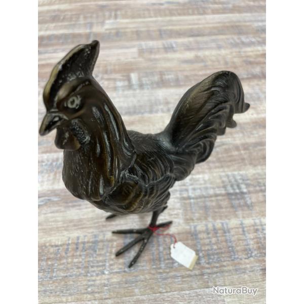 COQ EN FER COULEUR BRONZE