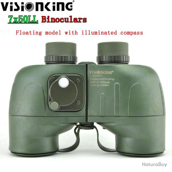 Visionking-Jumelles de navigation nautique 7x50, boussole numrique claire- LIVRAISON GRATUITE !!!