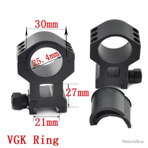 Visionking En Aluminium Fusil Picatinny Bague. 223 .308 .50 -**VDK LIVRAISON GRATUITE !!!