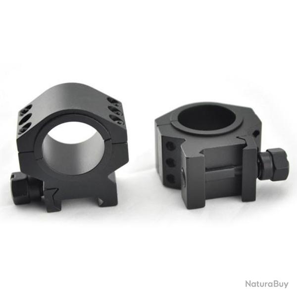 Visionking-Anneau de montage sur rail pour lunette de vise  tube de 25.4mm  LIVRAISON GRATUITE !!!