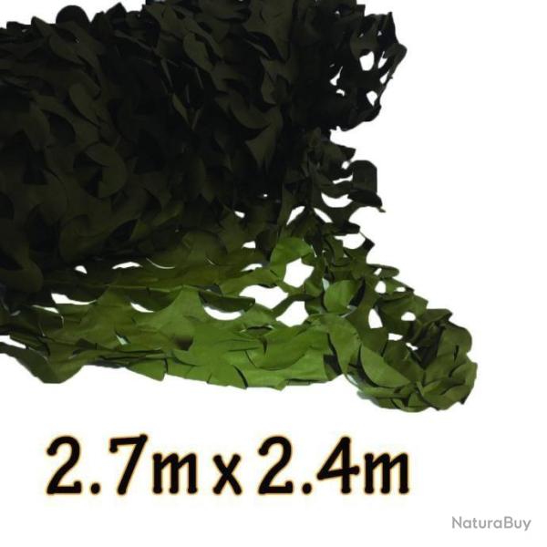 Filet de camouflage ultra-l�ger vert olive - 2,4 x 2,7 m