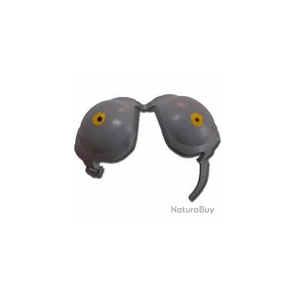 Casque pour pigeon plastique