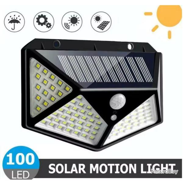 TOP Enchere Applique solaire LED multifonctionnelle avec dtecteur de mouvement