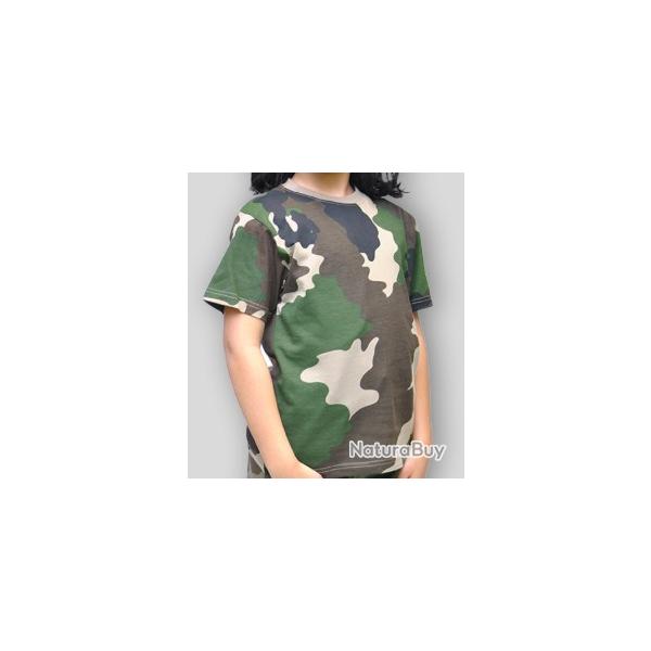 Tee shirt camouflage enfant