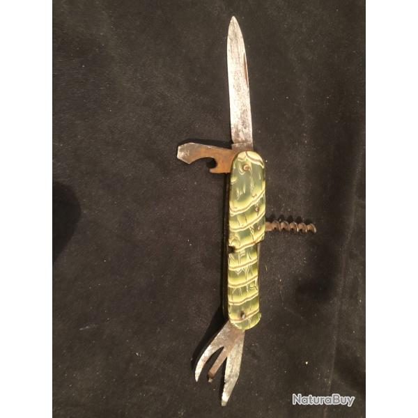 couteaux pliants  de 6 PIECES manche vert