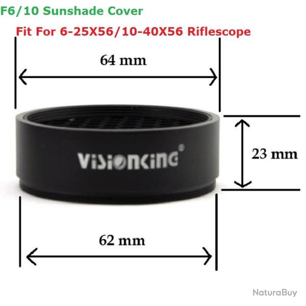 Visionking - pare-soleil Anti-reflet en aluminium -** F6-10 Sunshade  LIVRAISON GRATUITE !!!