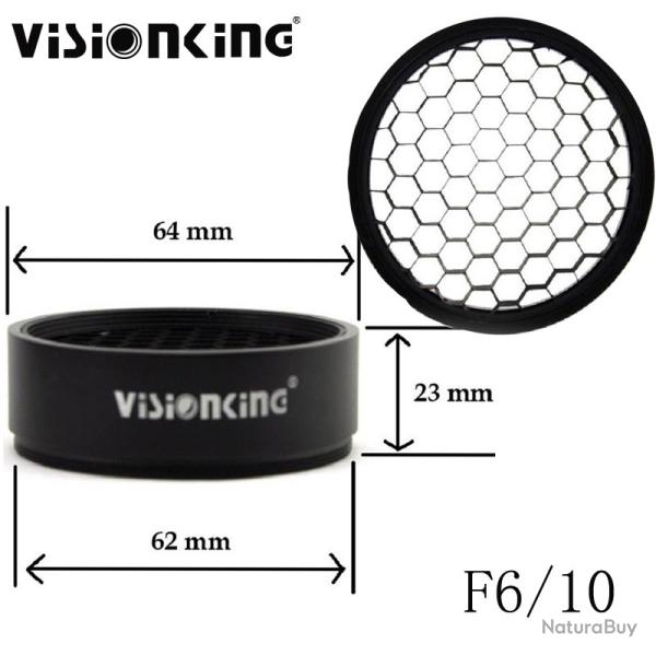 Visionking-Pare-soleil en accent d'abeille en aluminium Killflash -**F6-10