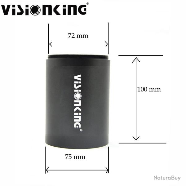 Visionking-Pare-soleil anti-reflet en aluminium pour objectif de 65mm LIVRAISON GRATUITE !!!