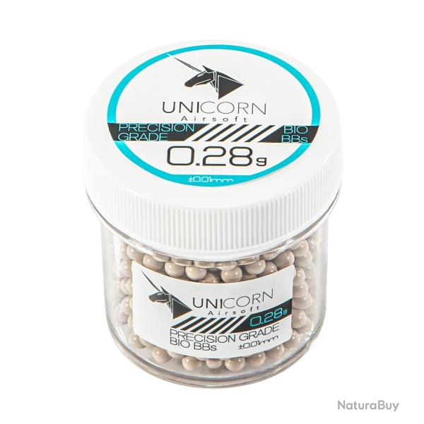 BILLES BIO 0.28G BLANCHES HAUTES PRECISION EN POT 1000PCS