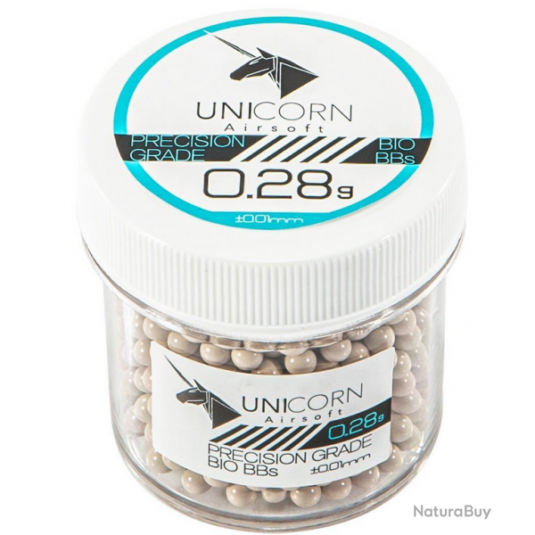 Billes BIO 0.28g unicorn pot de 1000 billes