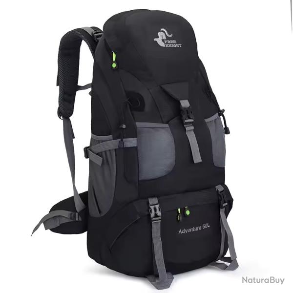 SAC � DOS DOUBLURE �TANCHE - 50LITRES - NOIR - LIVRAISON GRATUITE
