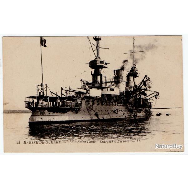 CPA -MARINE DE GUERRE -Le "Saint-Louis " Cuirasse dEscadre N�1153