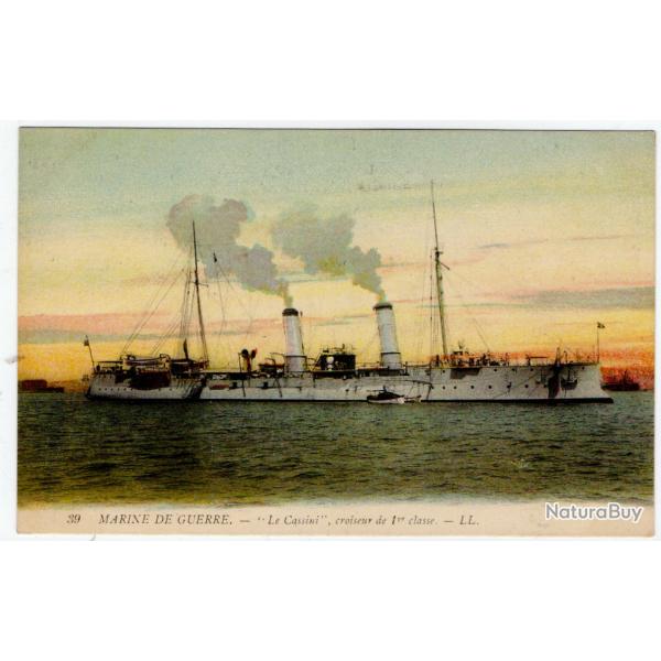 CPA -MARINE DE GUERRE - " Le Cassini " Croiseur de 1er classe  N�1277