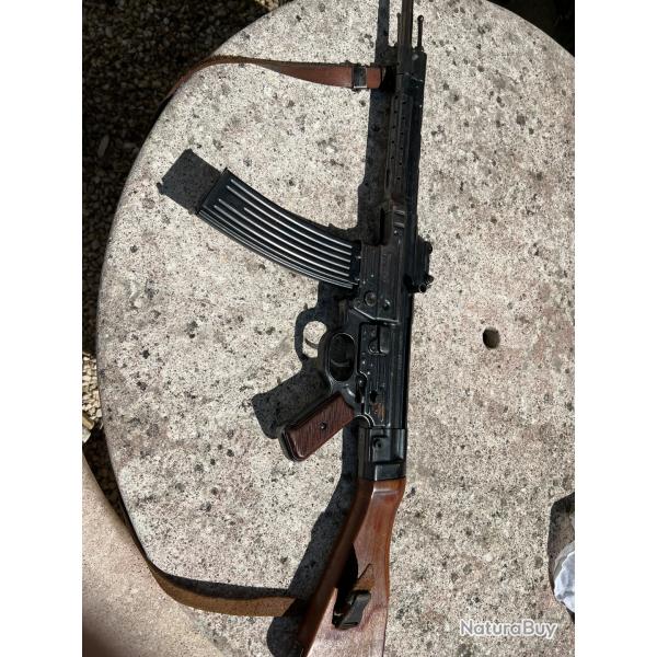Ww2 STURMGEWEHR STG44 de 1944 neutra premium, bretelle d'origine et manuel d'instruction d'origine