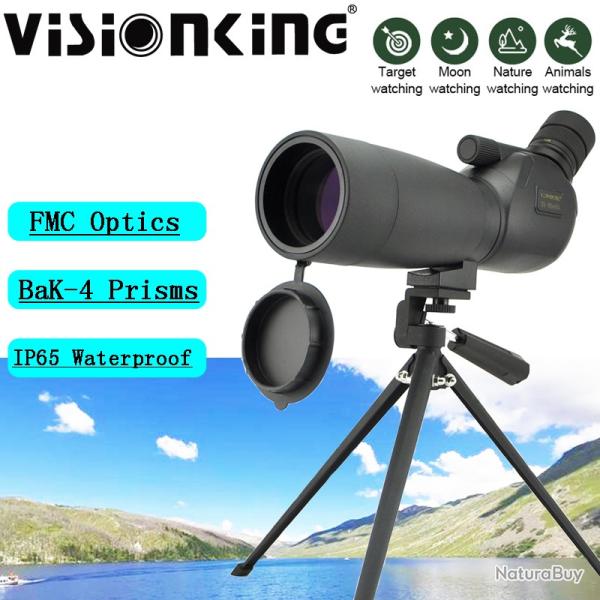 Visionking-T�lescope monoculaire �tanche avec tr�pied, 20-60x60 Bak4 FMC IP65 LIVRAISON GRATUITE !!