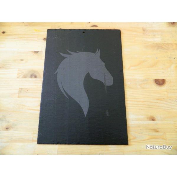 Ardoise d�corative - t�te de Cheval