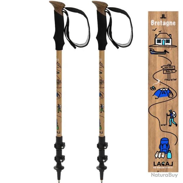 B�tons t�lescopiques Lacal Nature Stick R�gion Bretagne