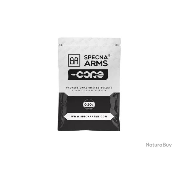 BILLES 0.20G CORE EN SACHET DE 1000 "SPECNA ARMS"