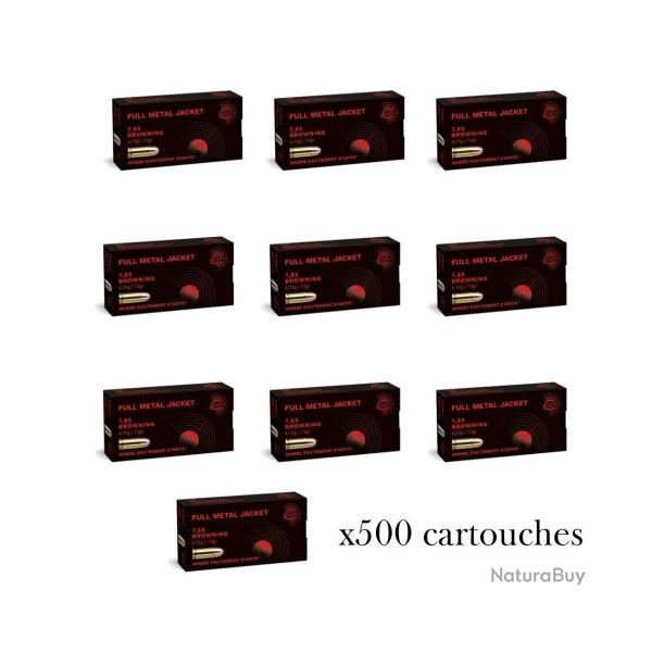 Cartouches GECO cal.9mm fmj 124gr par 500