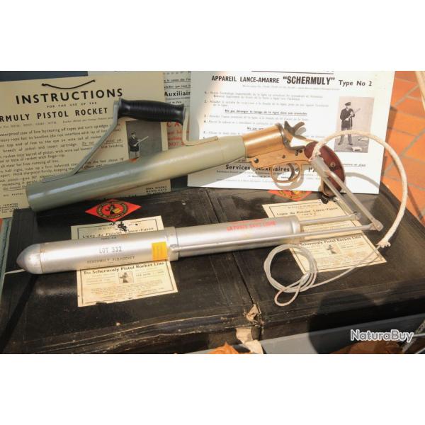 Lance-amarres pyrotechnique SCHERMULY Type n�2