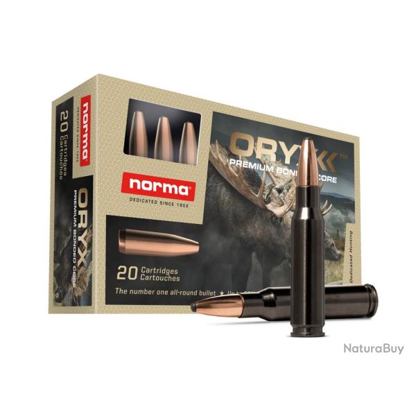 Munitions NORMA 9.3X62 285GR ORYX SILENCER x2 boites