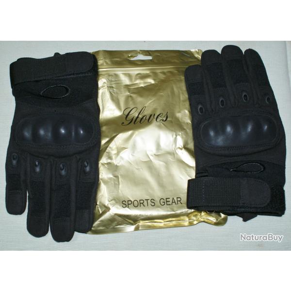 Gants Tactiques Coqu�s  Taille XL-2XL  Noirs