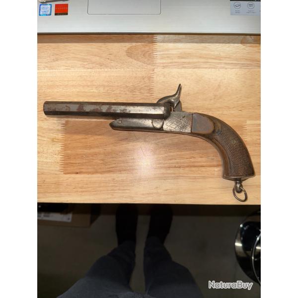 PISTOLET A BROCHE DOUBLE CANON 15MM FONCTIONNEL
