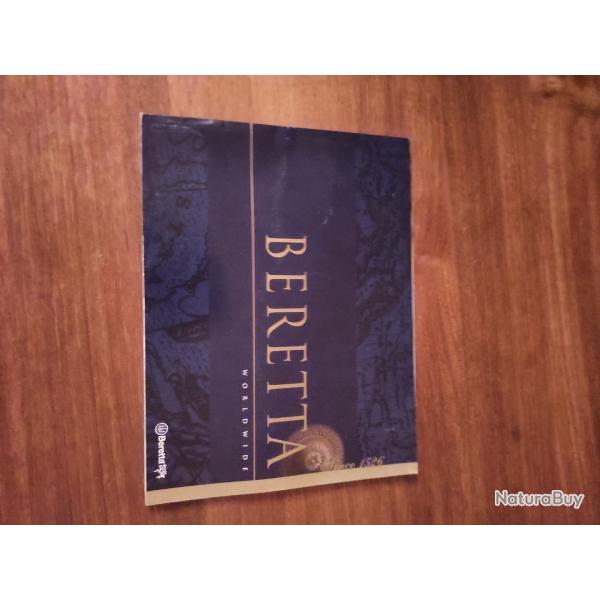 Catalogue production Beretta fusil pistolet accessoires + grille tarif