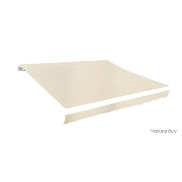 Toile d'auvent cr�me 300x250 cm en polyester pour particuliers - Remplacement facile