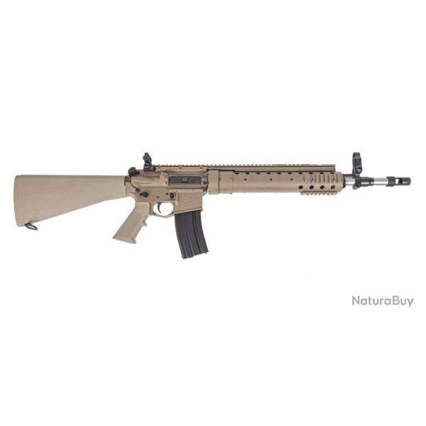 Carabine PSA Sabre-15 MK12 Mod 0 with PRI Gen III Tube and Peq Rail 18" A1 Rifle - FDE