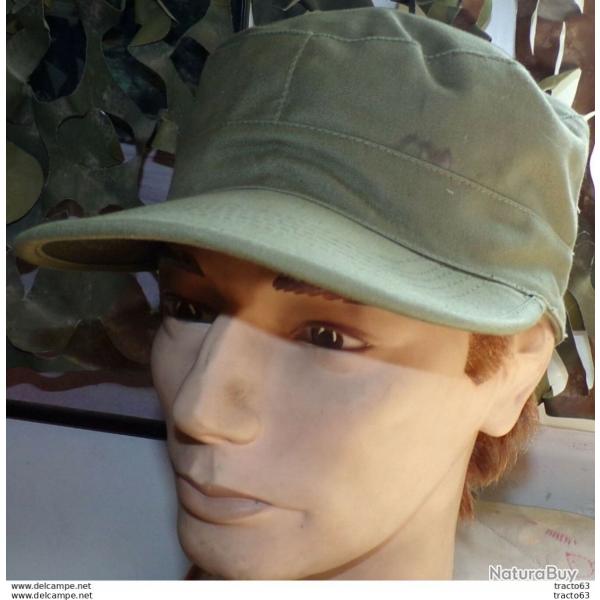 ARMEE AMERICAINE U.S : CASQUETTE AVEC TISSU PROTECTION DES OREILLES , TAILLE 7 SOIT TAILLE FRANCAISE