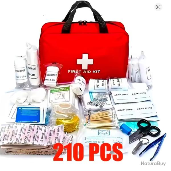 Sac Médical Pour Traumatisme - Compartiments Étiquetés, Bandoulière, Trousse Premiers Secours EMT Vide Pour Urgences