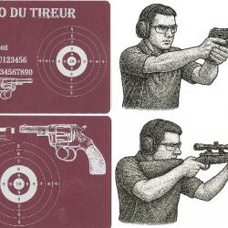 M&eacute;mo tireur sportif FFT rose en aluminium grav&eacute; au laser (Recto / Verso)