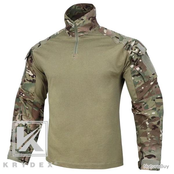 Chemise combat AS K02 KRYDEX avec coudi�res Multicam