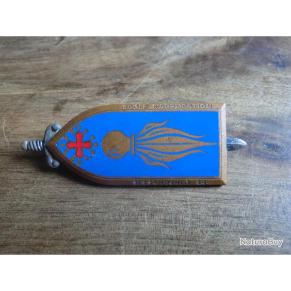 insigne mail  cole d 'application d'infanterie  / arthus bertrand paris