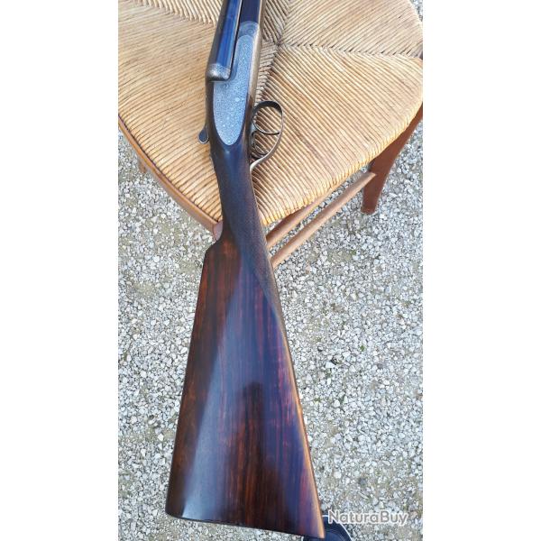 Ancien juxtapos� FERNAND THONON LIEGE Platines Holland-Holland Bascule arrondi 12/70