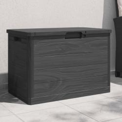 Bo&icirc;te &agrave; coussins d'ext&eacute;rieur anthracite 77,5x44,5x53 cm PP