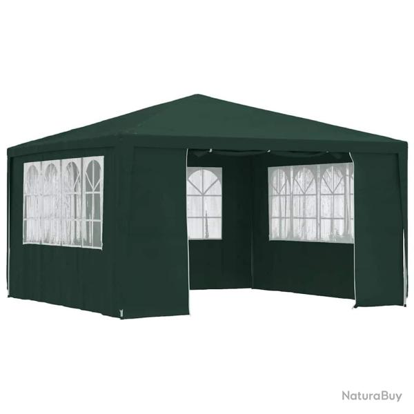 Tente de r�ception et parois lat�rales 4x4 m Vert 90 g/m�