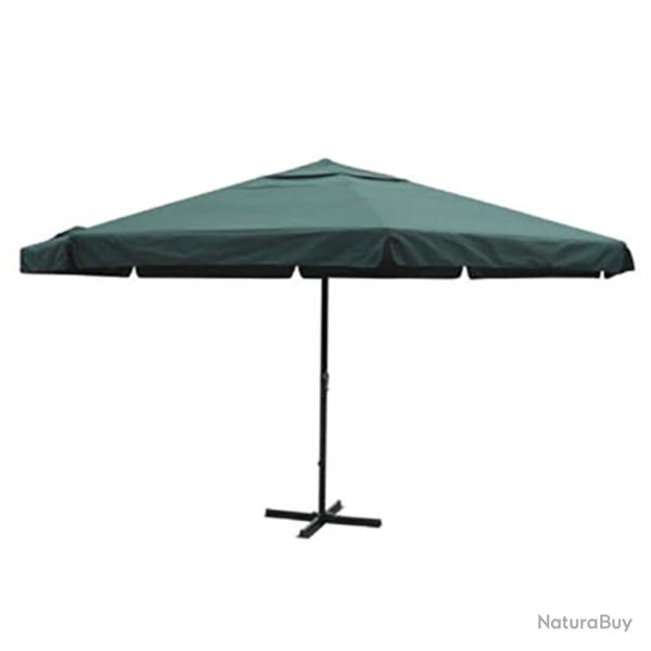 Parasol vert aluminium 500 cm