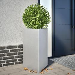 Jardini&egrave;re triangulaire 50x43x75 cm acier galvanis&eacute;