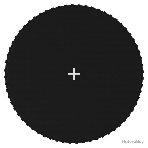Tapis de saut Tissu Noir pour trampoline rond de 3,66 m