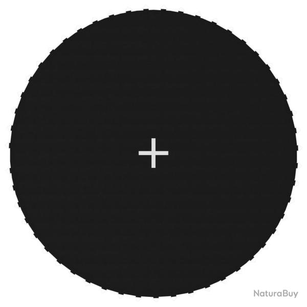 Tapis de saut Tissu Noir pour trampoline rond de 3,05 m