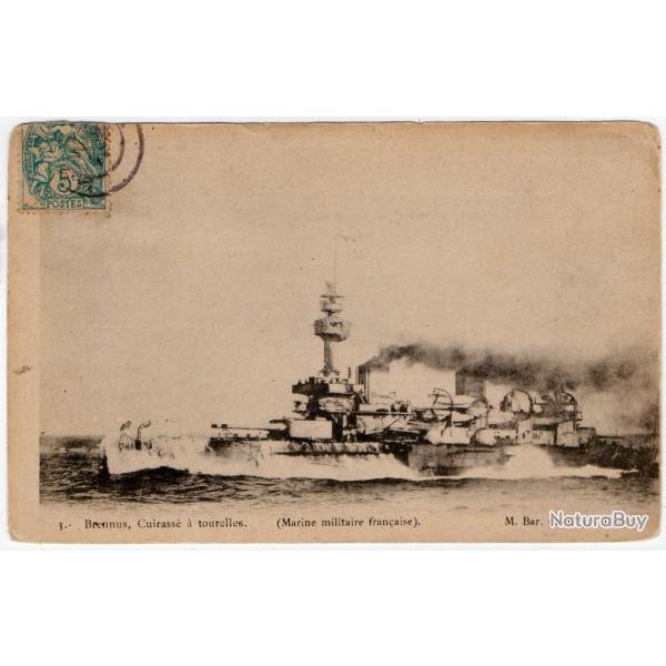CPA - Marine Militaire Fran�aise - Brennus , Cuirasse a Tourelles N�512
