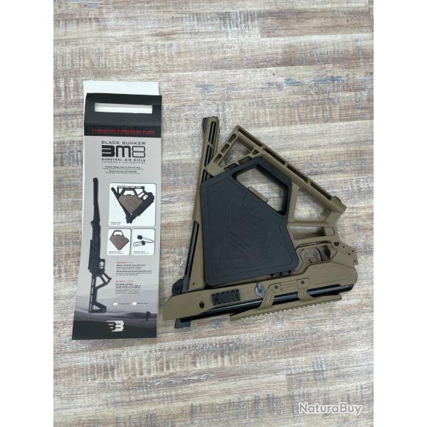 PACK CARABINE AIR COMPRIME CAL 4.5 19.9 JOULES BM8 TAN+UNE PETITE BOITE DE RANGEMENT GARANTIE 1 ANS