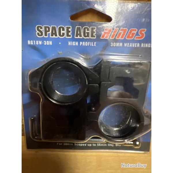 Collier profile haut pour objectif 56 mm et diamtre 30mm