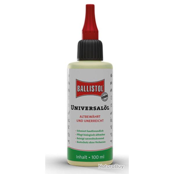 Ballistol huile universelle 100ml avec bec verseur