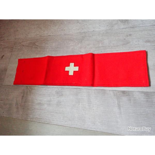 Ancien brassard de l'Arme Suisse - Modle d'ordonnance rglementaire. Annes 1880