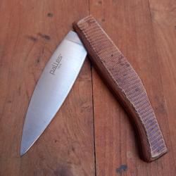 Couteau PALLÉS Manche en Bois et Lézard